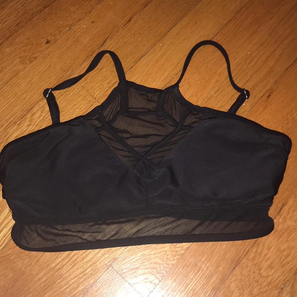 Sheer Black Bikini top